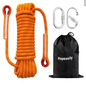 Static Climbing Rope, 10mm 64 ft